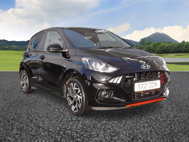 Hyundai i10 1.0 T-GDI N Line 5-Door Hatchback Petrol Black