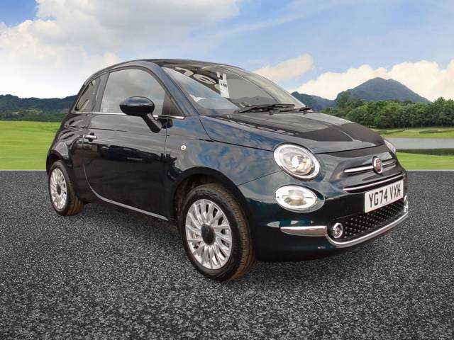 Fiat 500 1.0 Convertible Hybrid 2-Door Convertible Petrol Blue