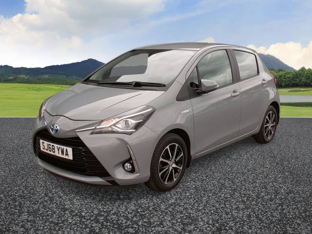 Toyota Yaris 1.5 VVT-I Icon Tech 5-Door Hatchback Hybrid Grey