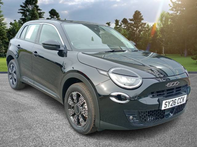 Fiat 600 1.2 Mhev 5dr Hybrid DCT Automatic Sports Utility Vehicle Hybrid Black