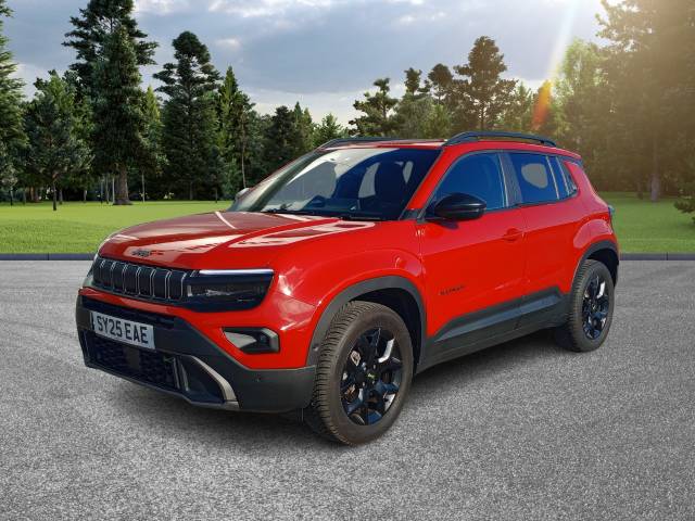 Jeep Avenger 1.2 e-Hybrid Upland 5dr DCT E-AWD 136 Automatic Hatchback Hybrid Red